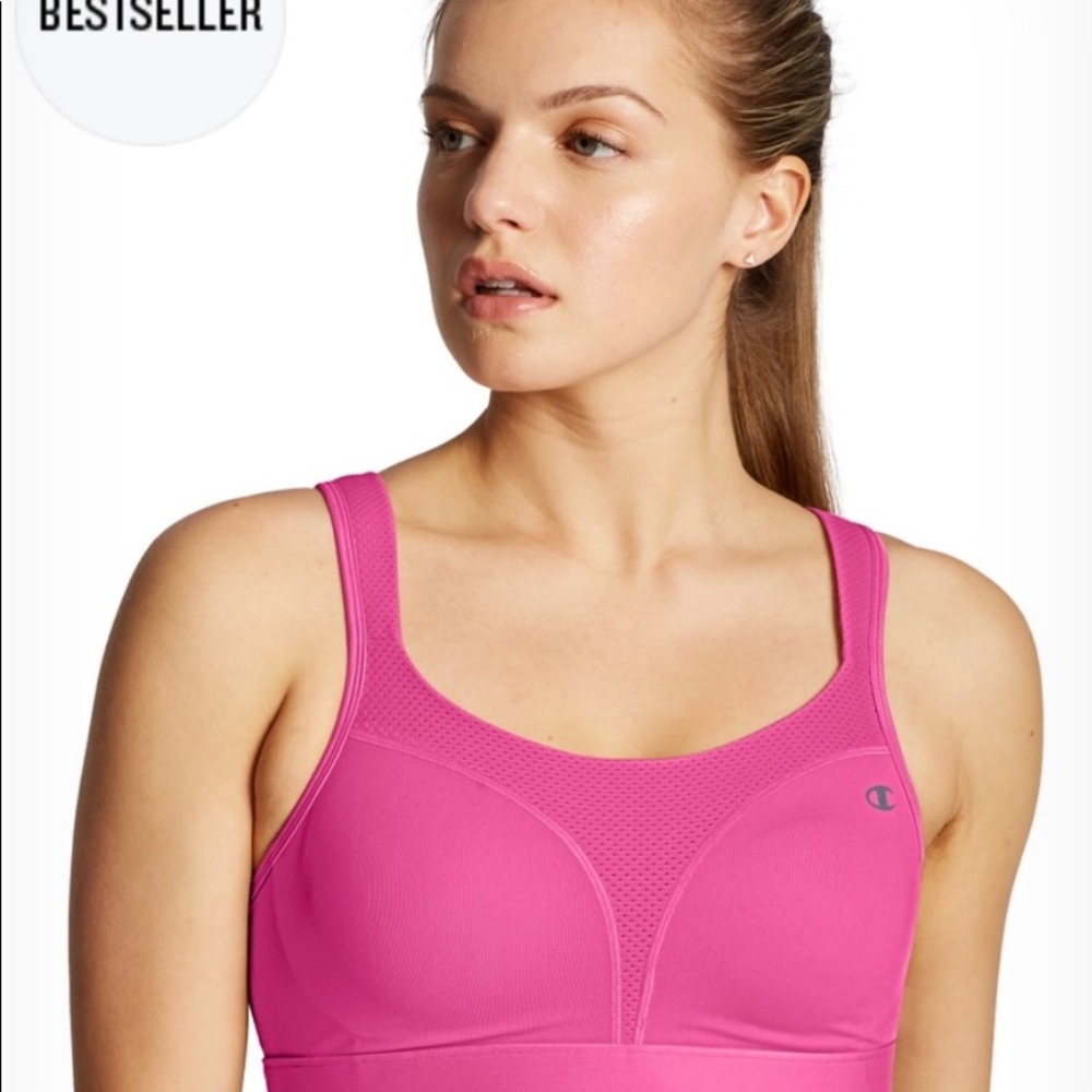 Champion High-Impact Sports Bra 34D. Hot Pink